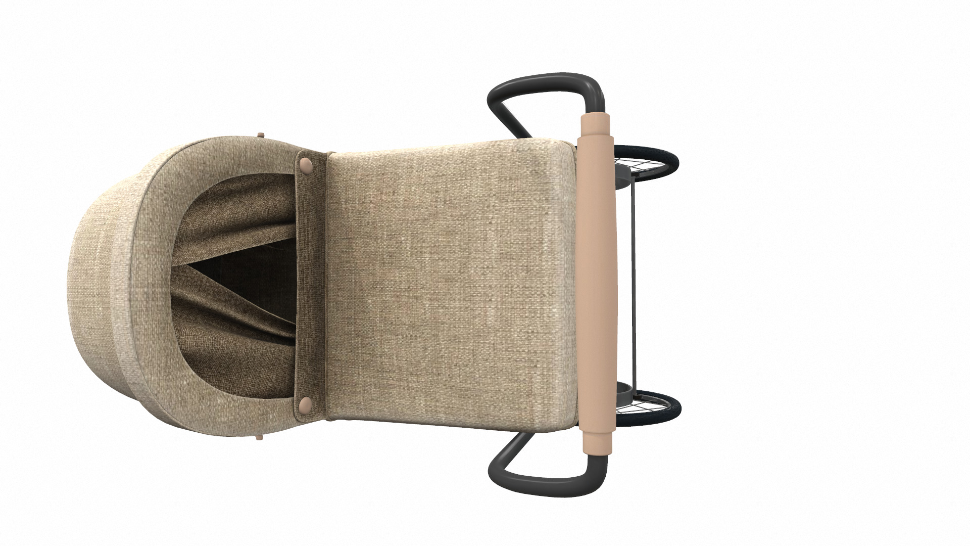 Baby stroller 02 3D model_7