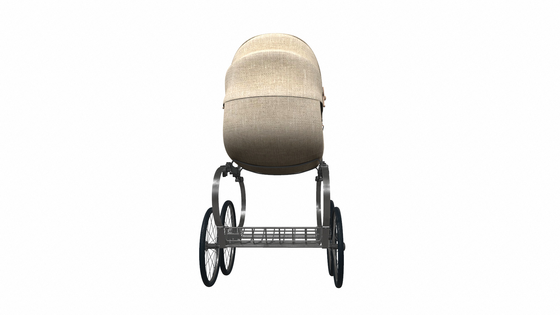 Baby stroller 02 3D model_2