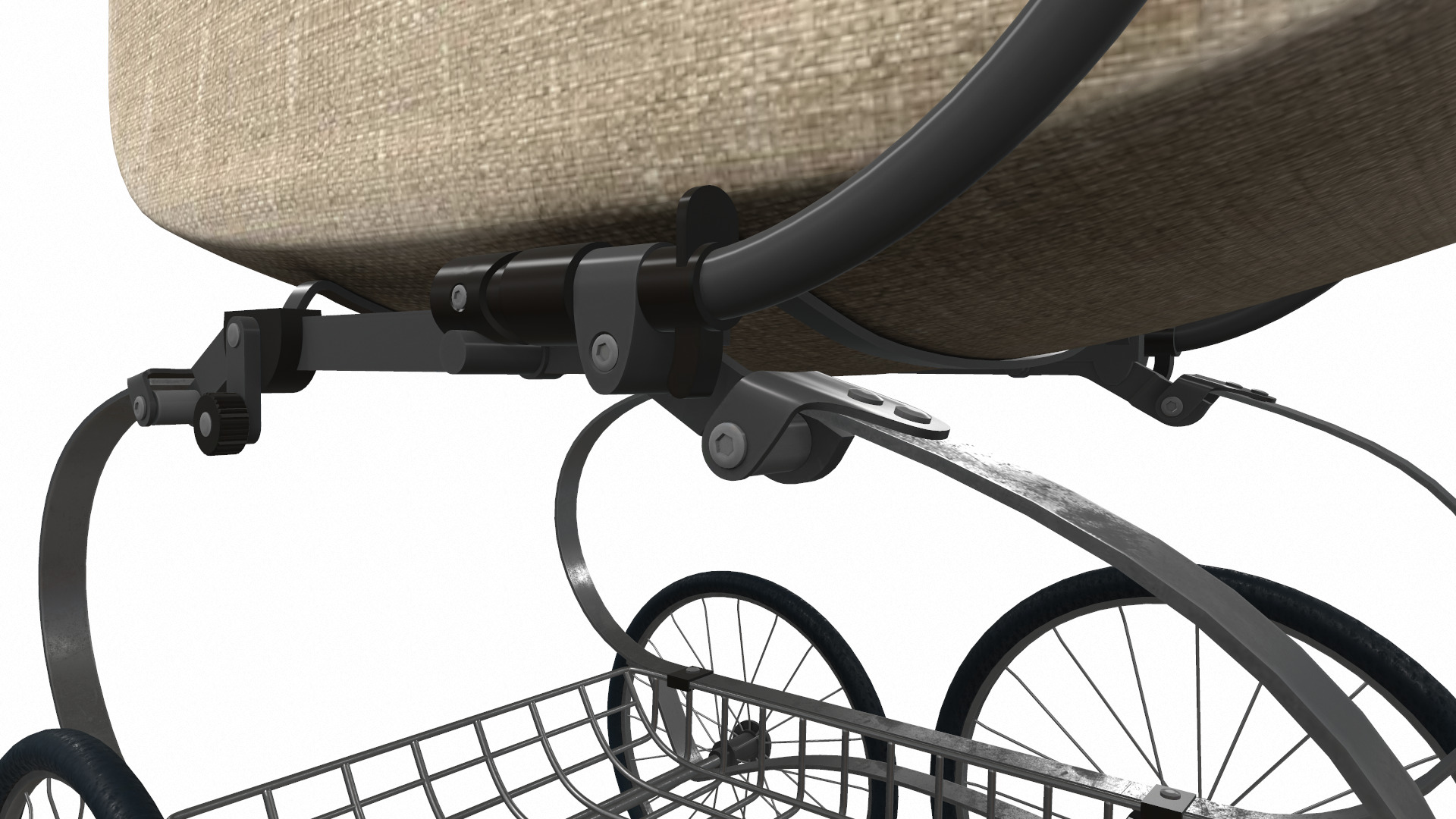 Baby stroller 02 3D model_11