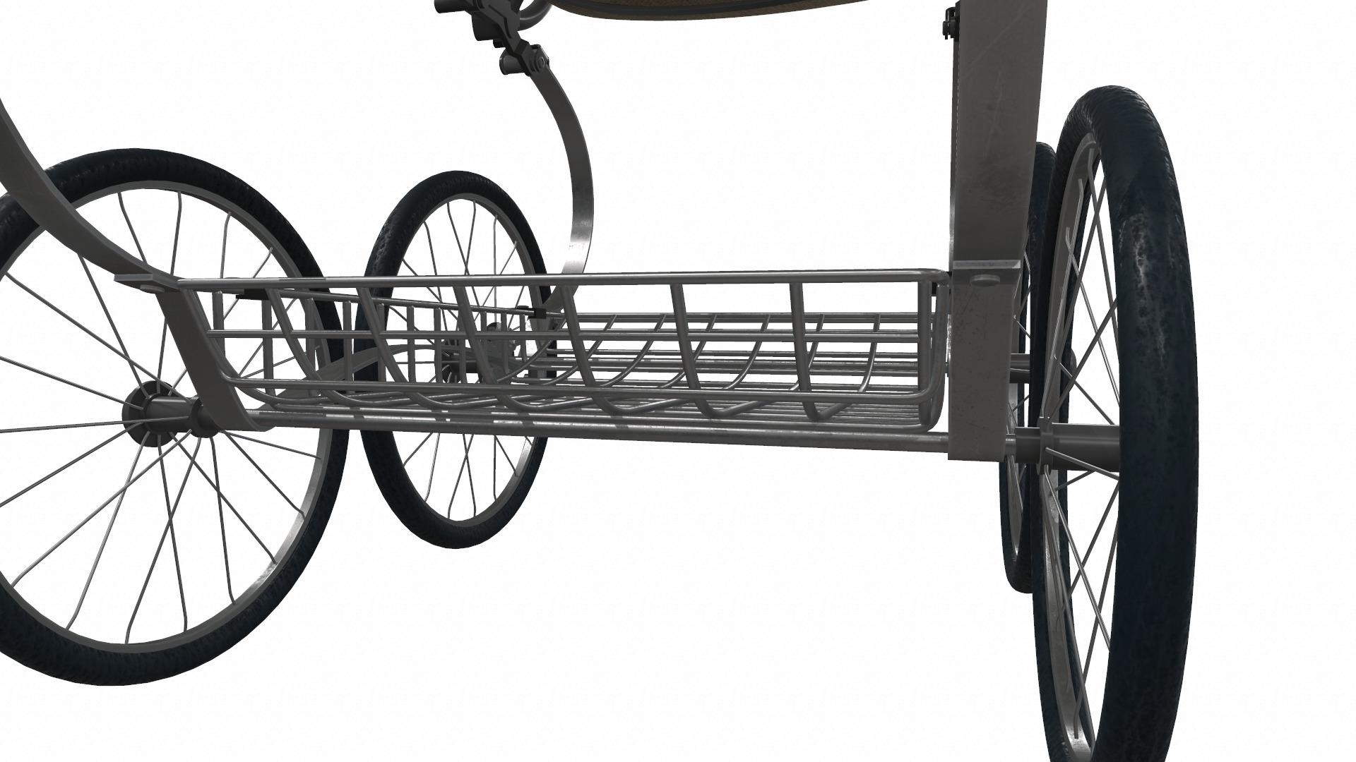 Baby stroller 02 3D model_10