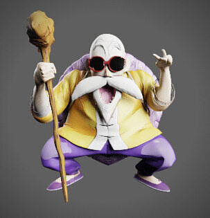 Master Roshi - Dragon Ball  3D print model