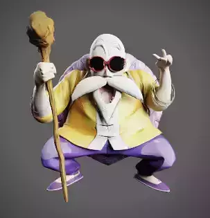 Master Roshi - Dragon Ball  3D print model