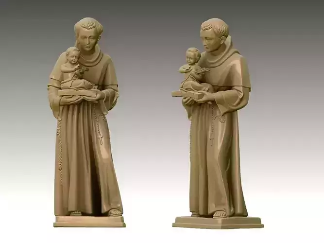 Saint Anthony Holding Baby Jesus