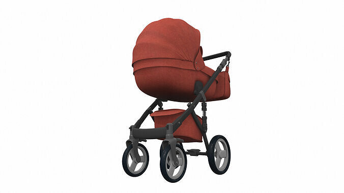 Baby stroller 03 3D model