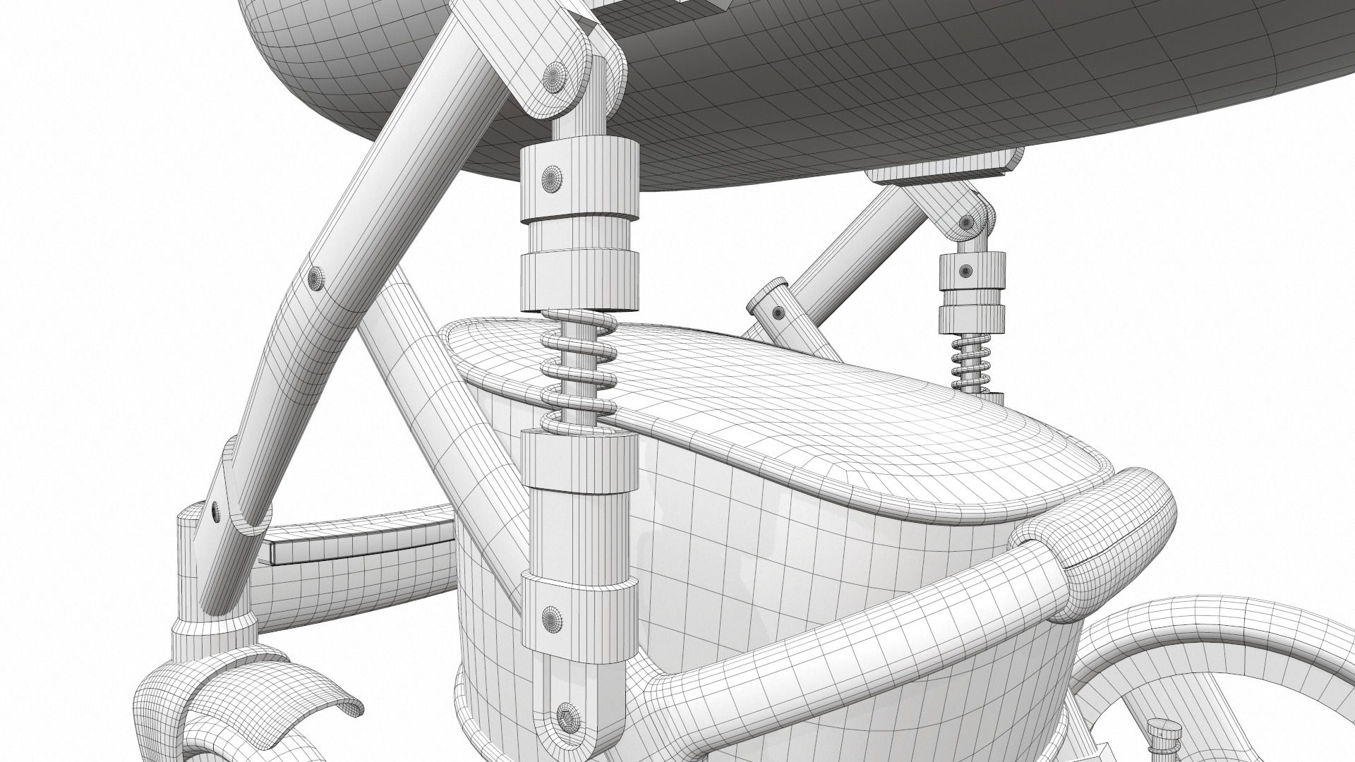 Baby stroller 03 3D model_21