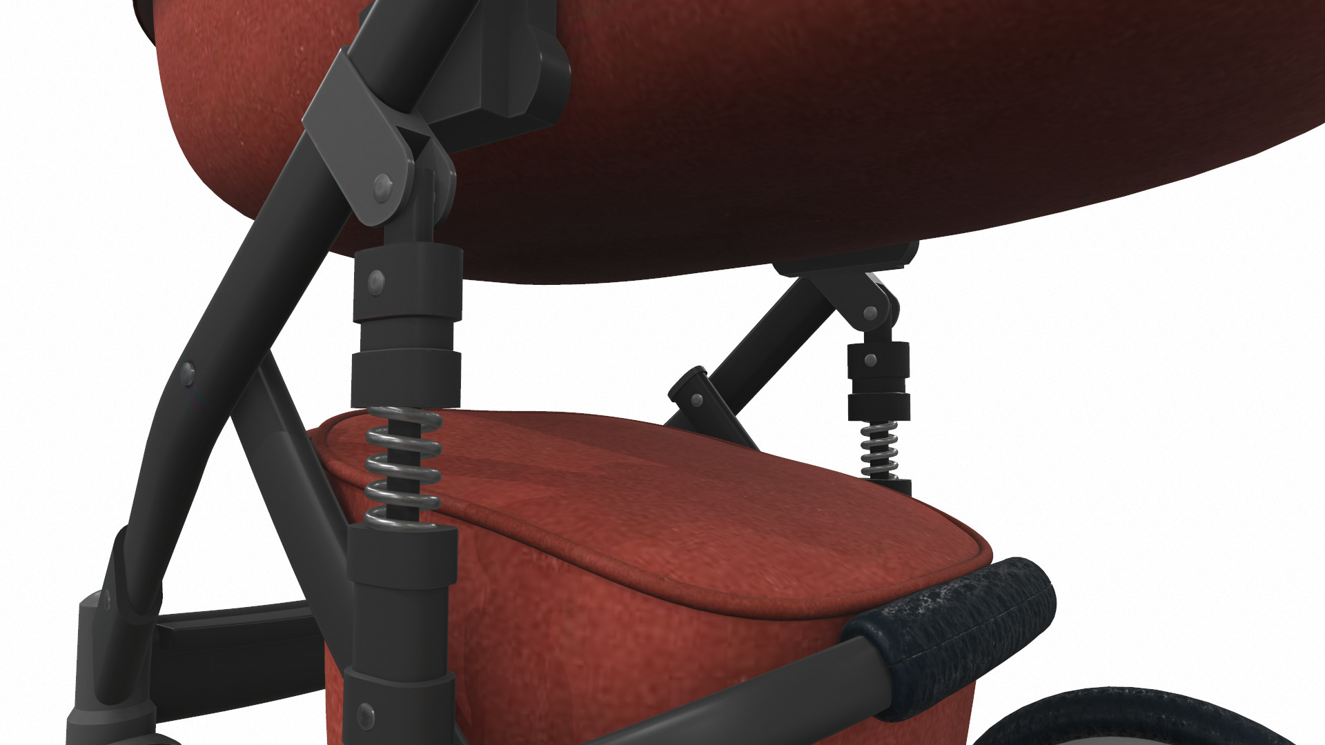 Baby stroller 03 3D model_10
