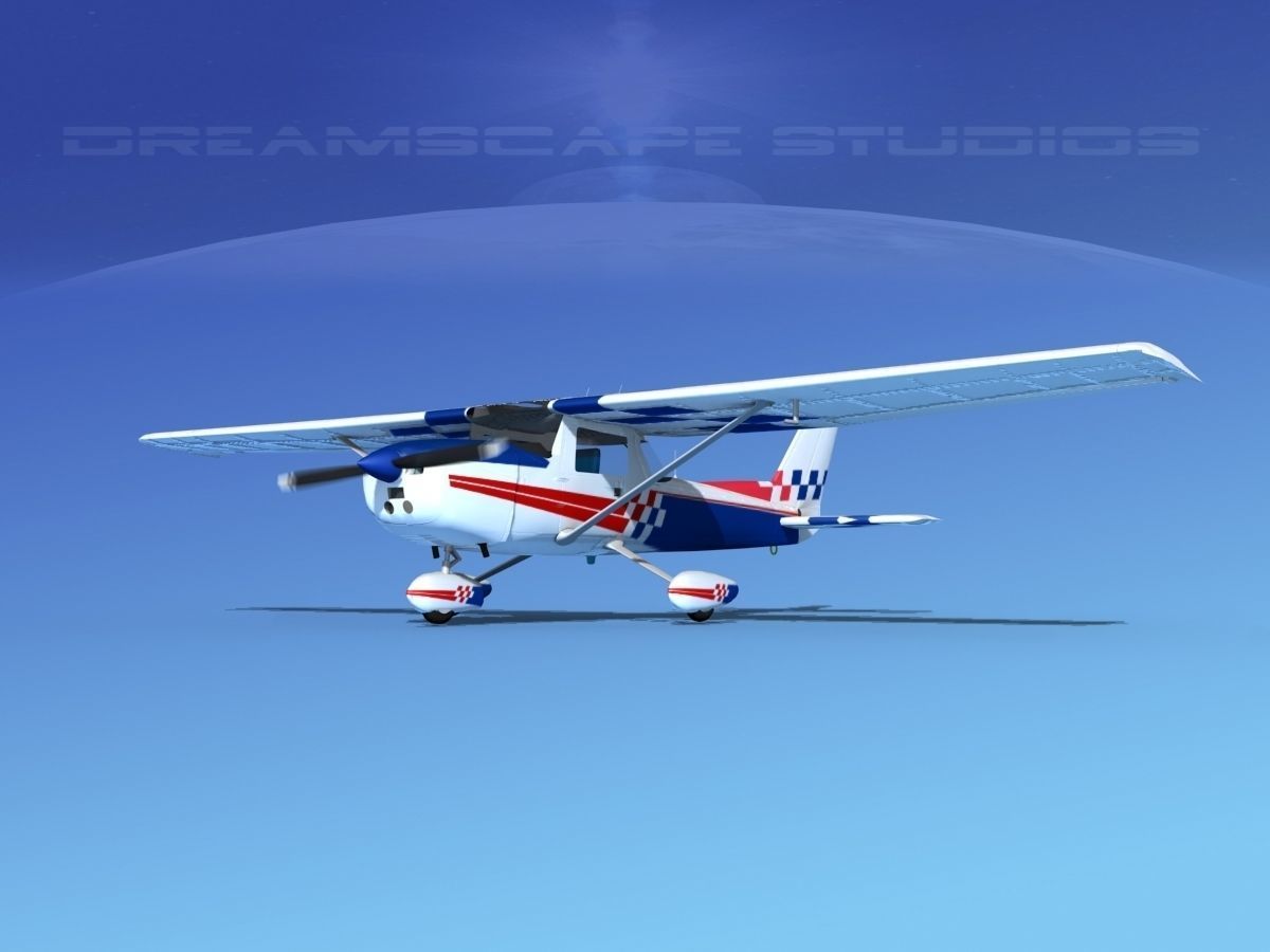 Cessna 150 Aerobat V11 3D model_1