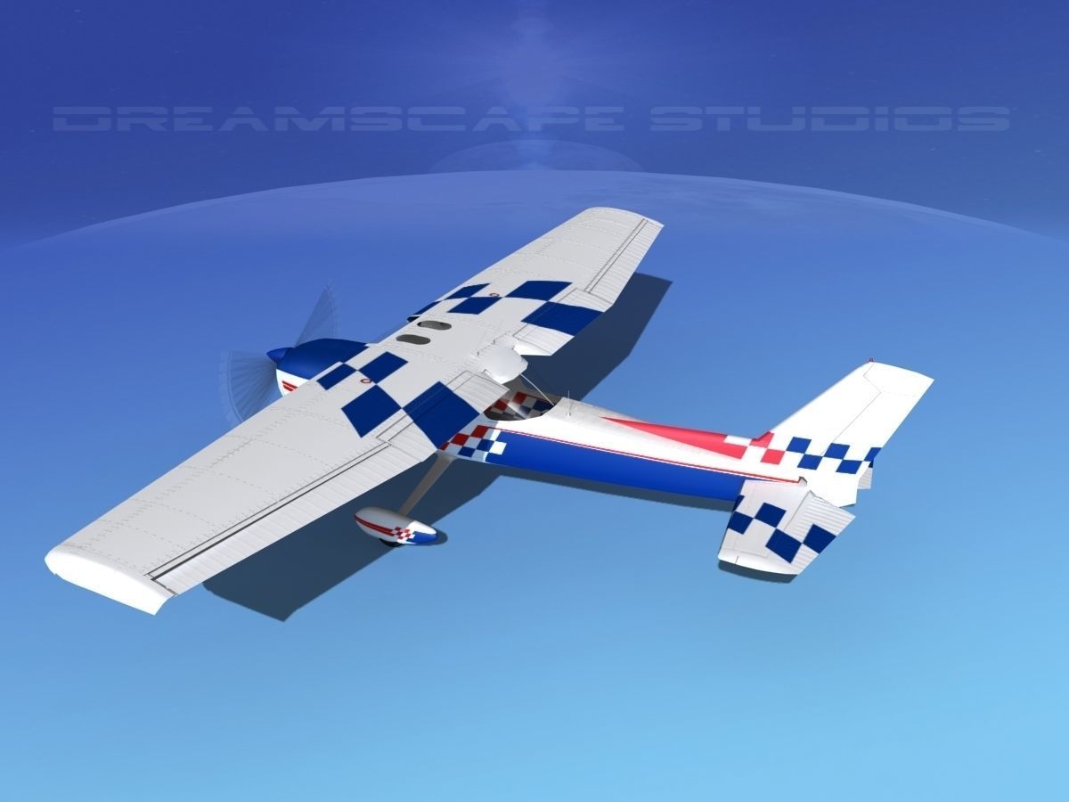 Cessna 150 Aerobat V11 3D model_8