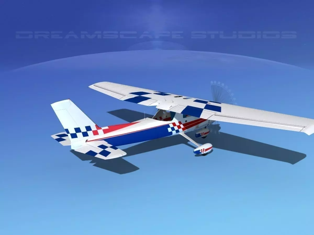 Cessna 150 Aerobat V11 3D model_0