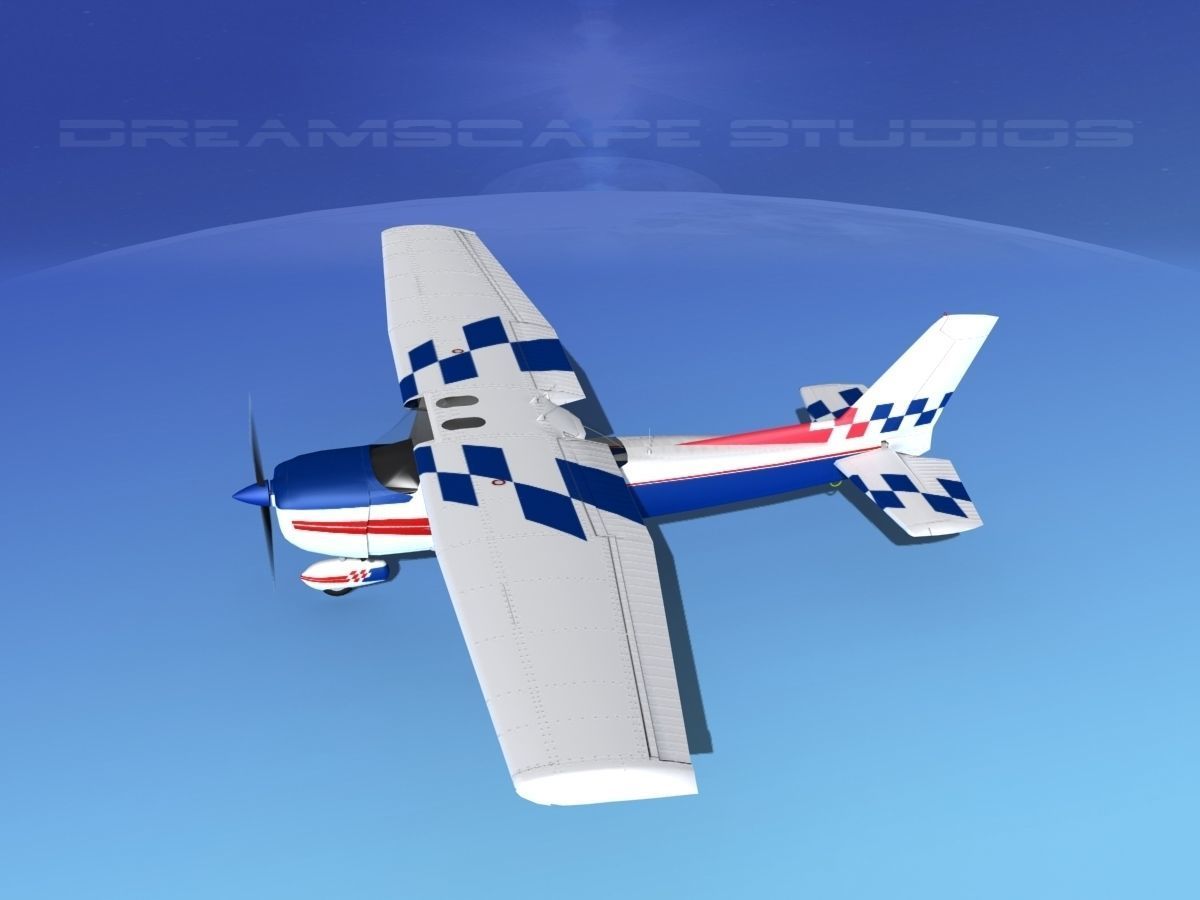 Cessna 150 Aerobat V11 3D model_9