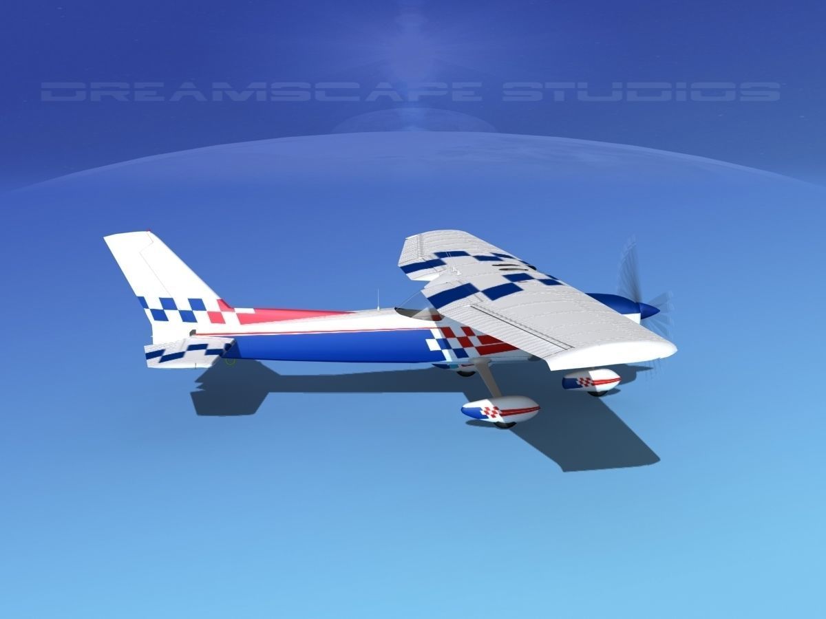 Cessna 150 Aerobat V11 3D model_5