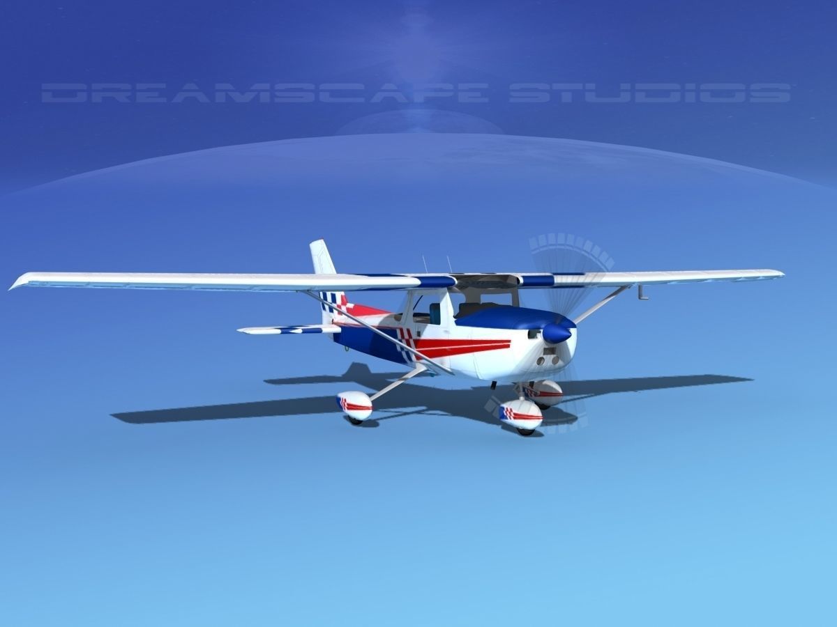 Cessna 150 Aerobat V11 3D model_3