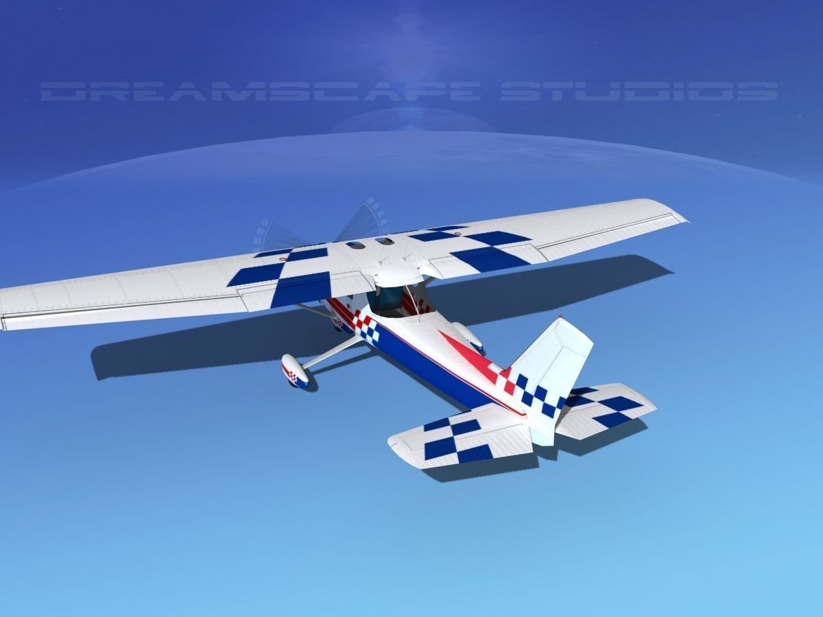Cessna 150 Aerobat V11 3D model_7