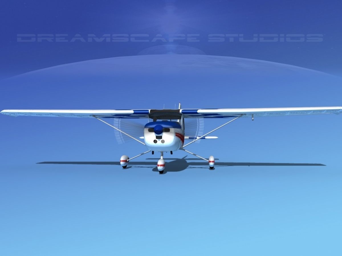 Cessna 150 Aerobat V11 3D model_2