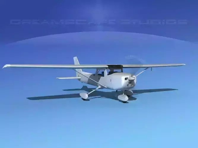 Cessna 150 Commuter Bare Metal 3D model