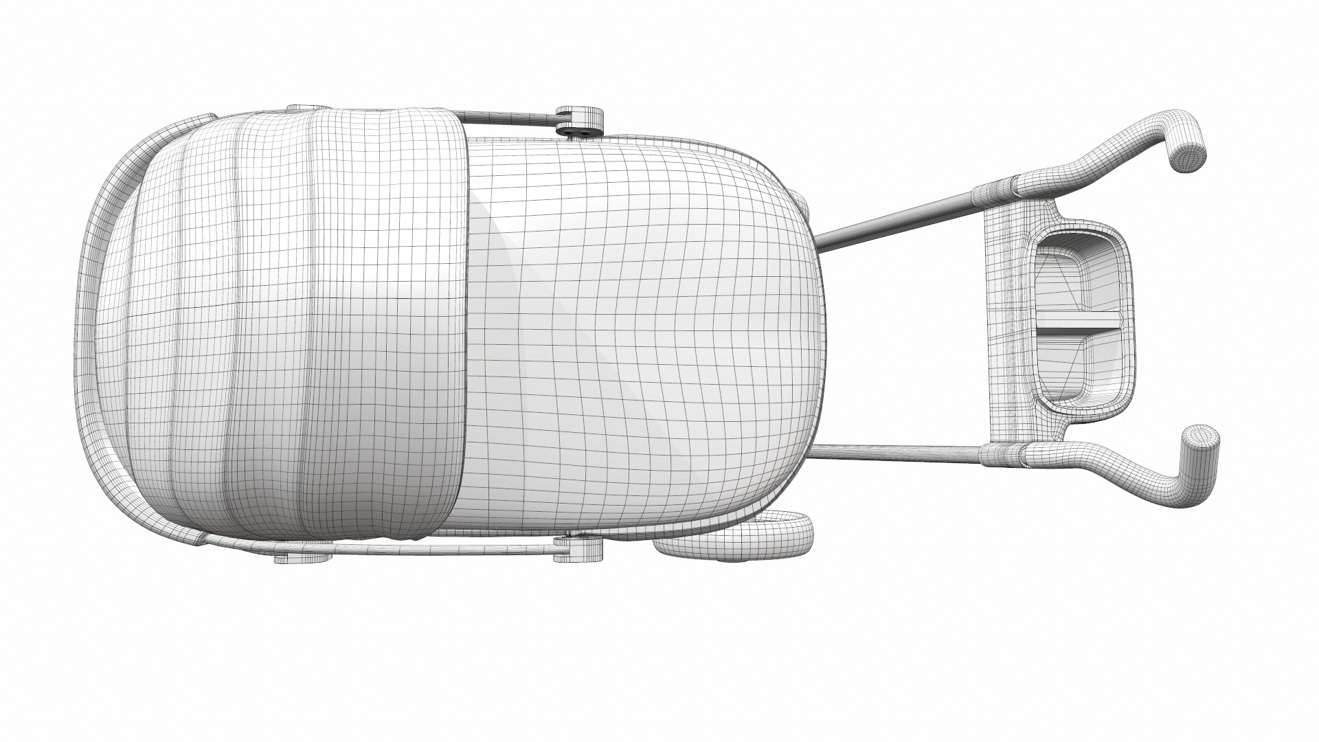 Baby stroller 06 3D model_19