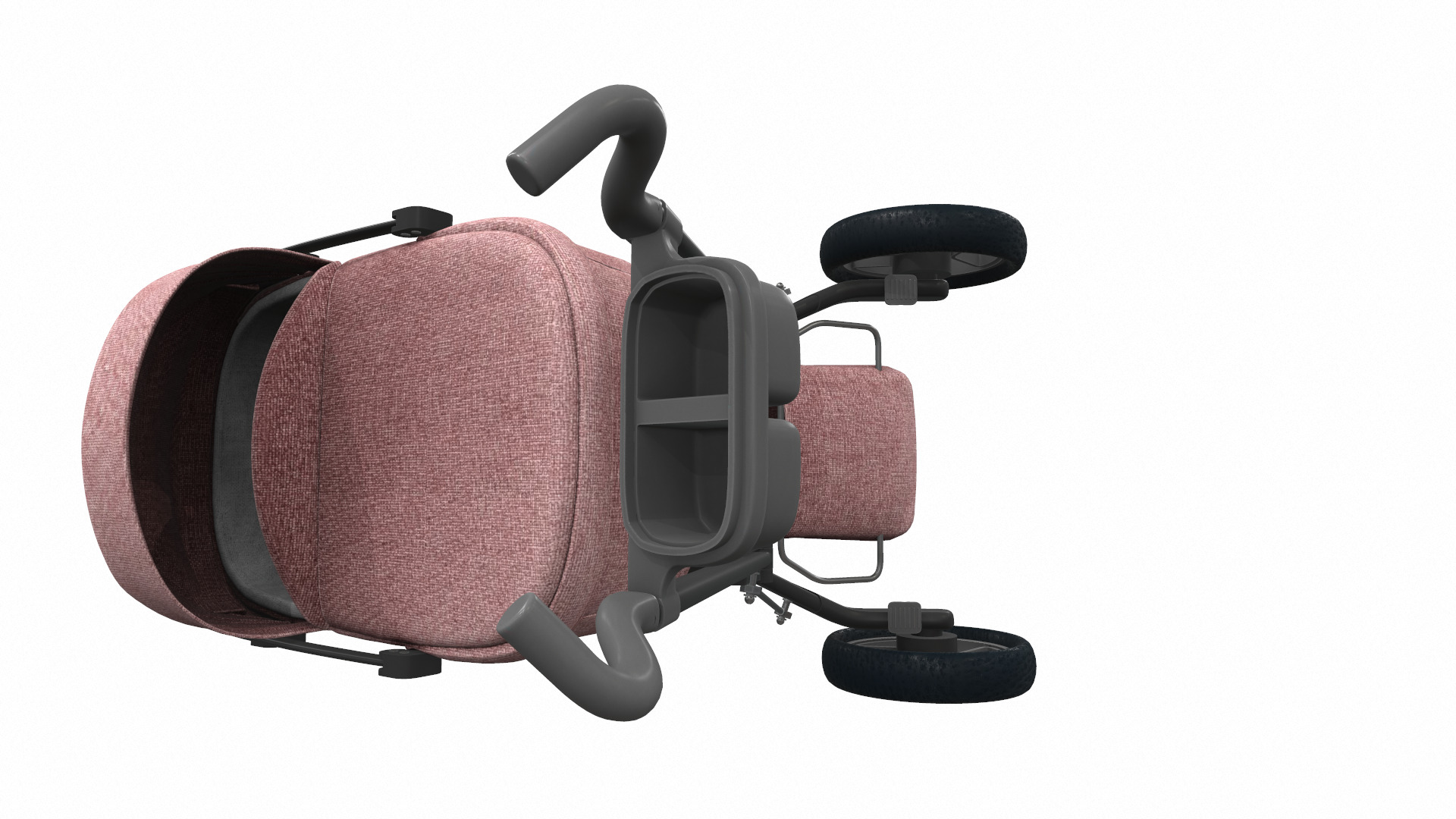 Baby stroller 06 3D model_7