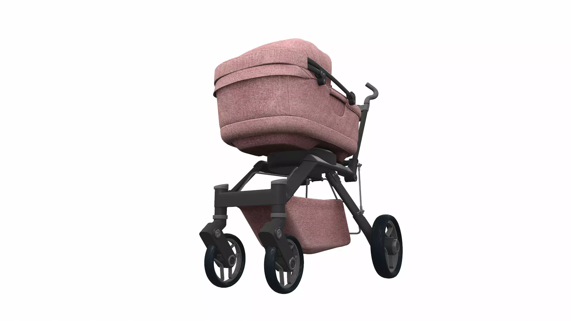 Baby stroller 06 3D model_0