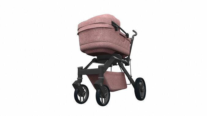 Baby stroller 06 3D model