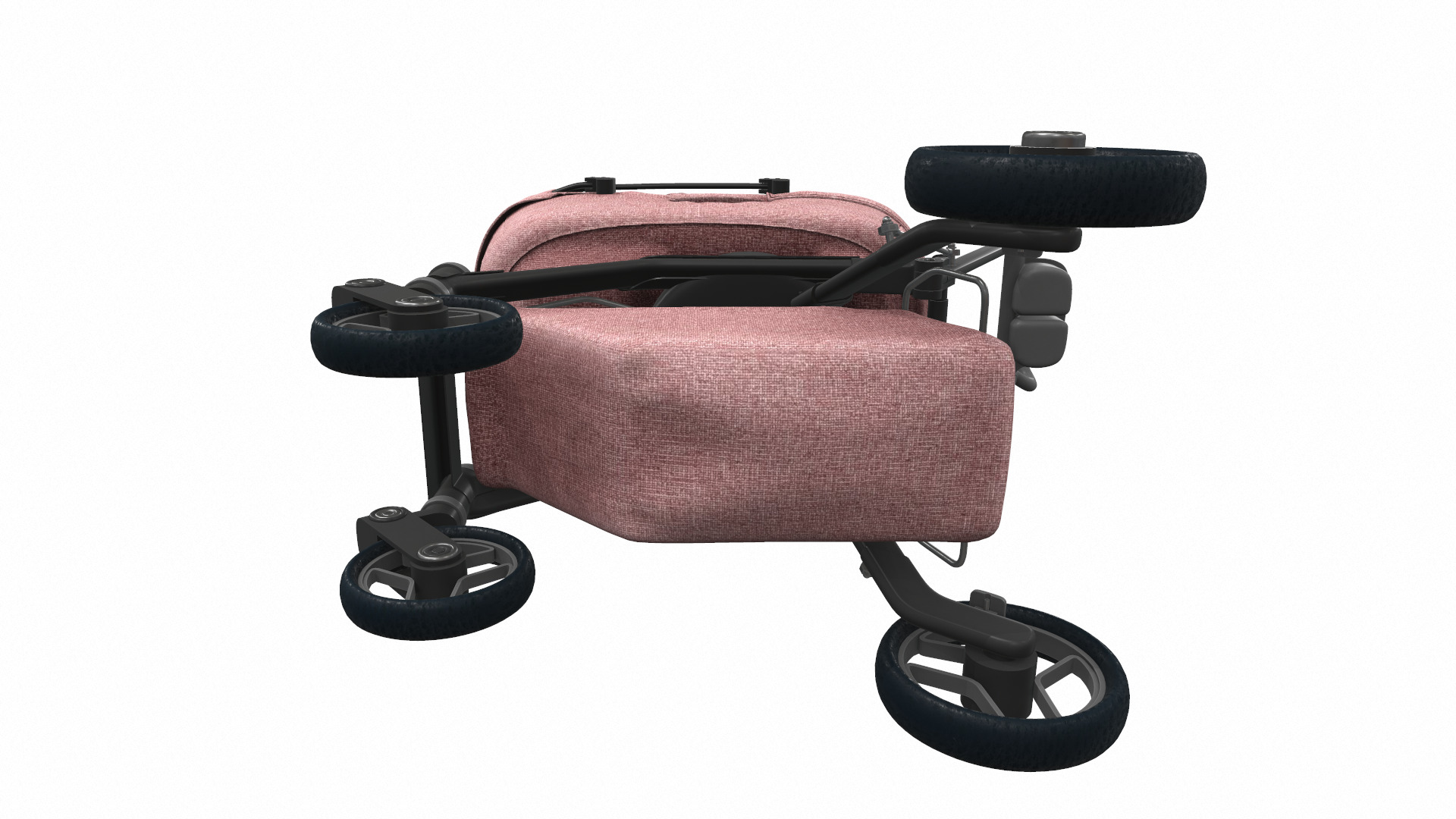 Baby stroller 06 3D model_5