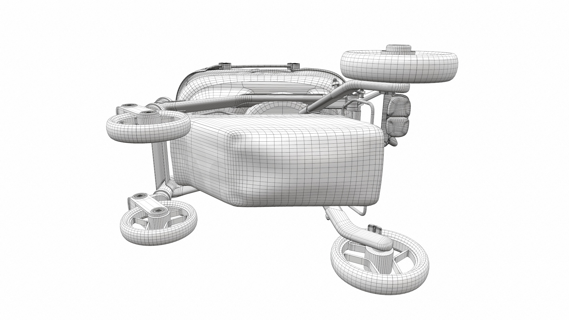 Baby stroller 06 3D model_18