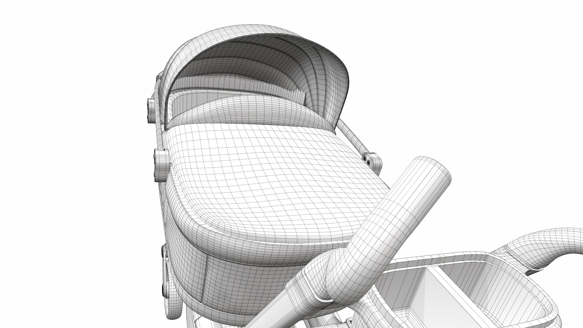 Baby stroller 06 3D model_24
