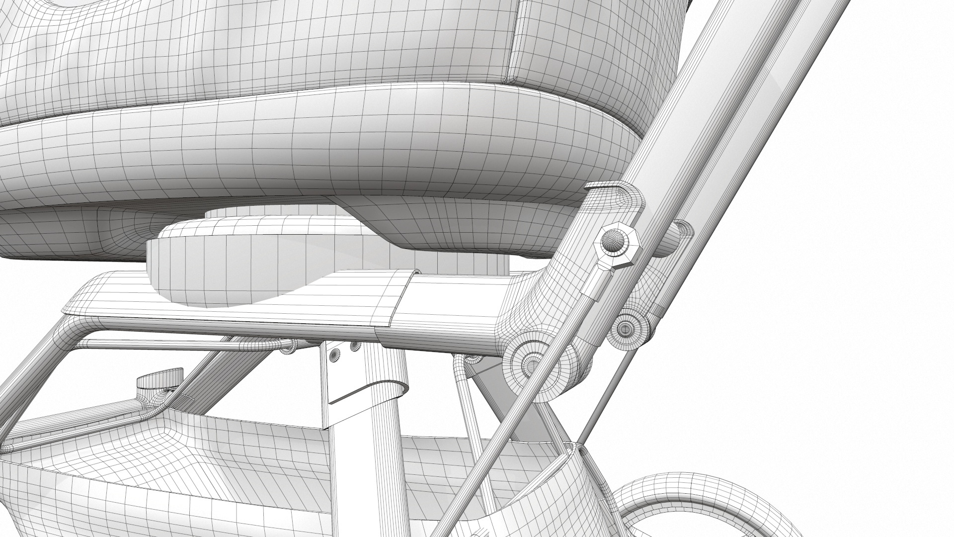 Baby stroller 06 3D model_22