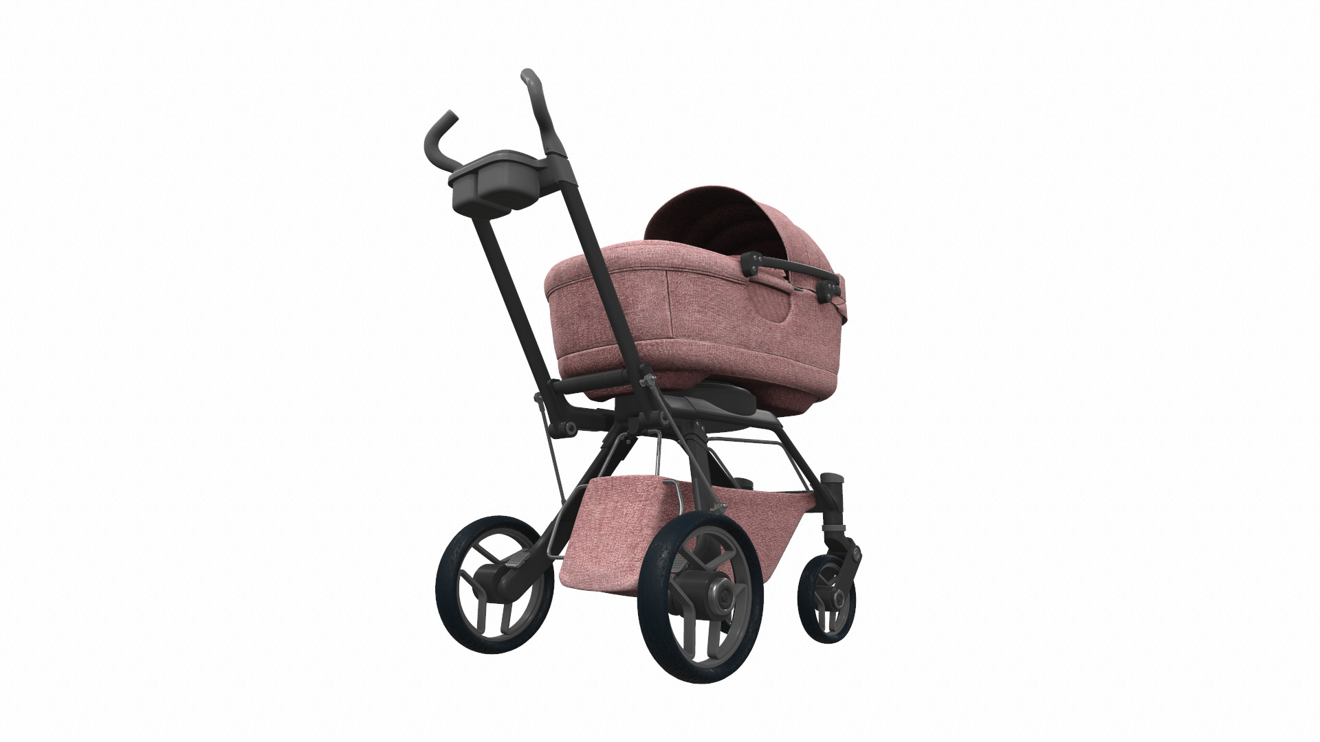 Baby stroller 06 3D model_3