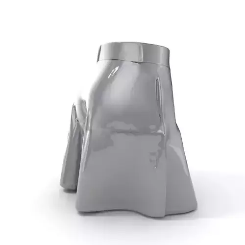 HighQuality Black Skirt D Model Pack Low-poly 3D model