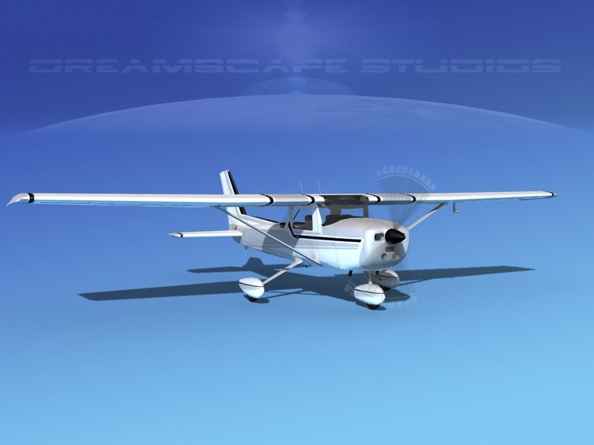 Cessna 150 Commuter V01 3D model_2