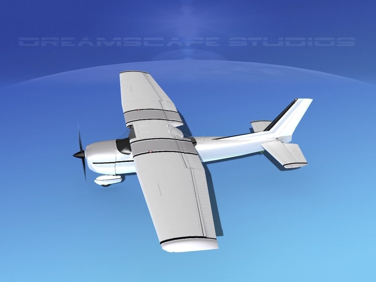 Cessna 150 Commuter V01 3D model_9