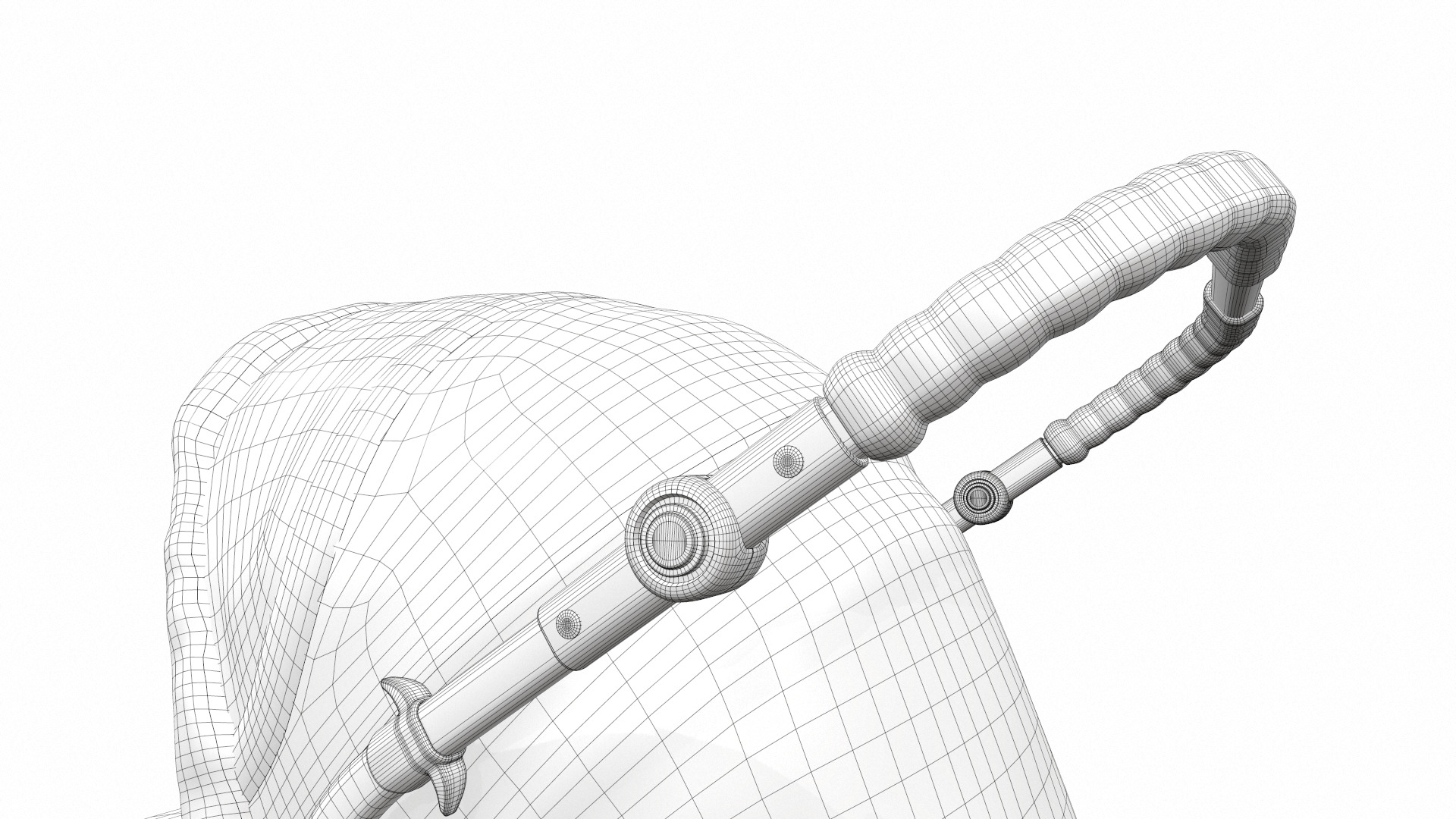 Baby stroller 07 3D model_24