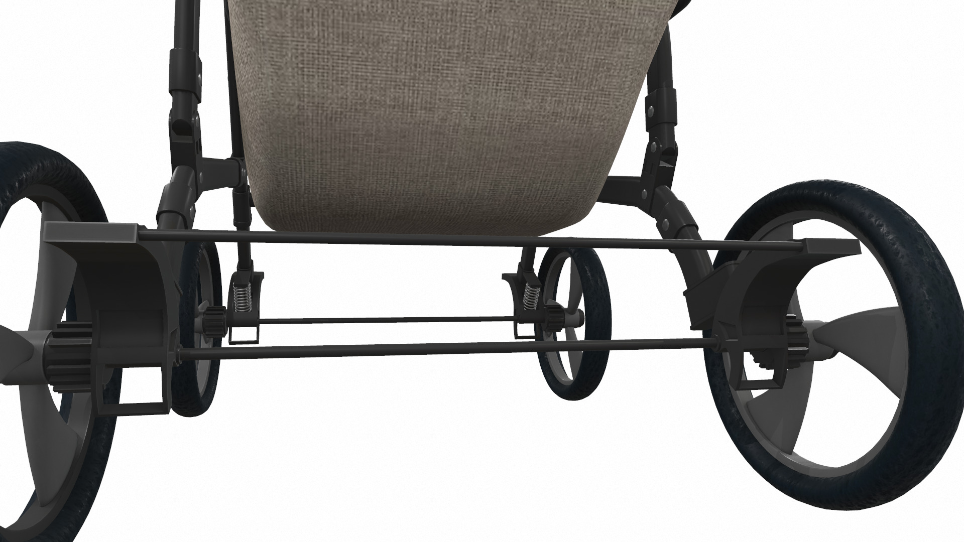 Baby stroller 07 3D model_9