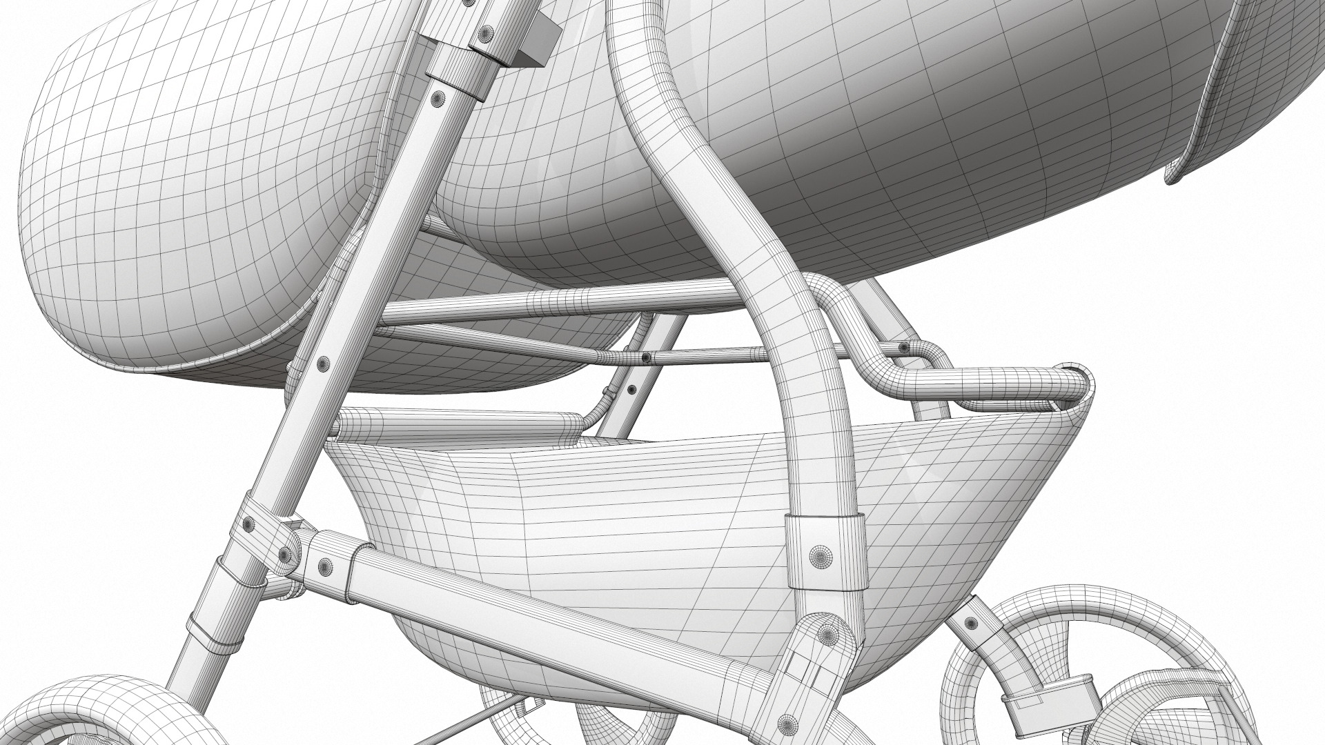 Baby stroller 07 3D model_22