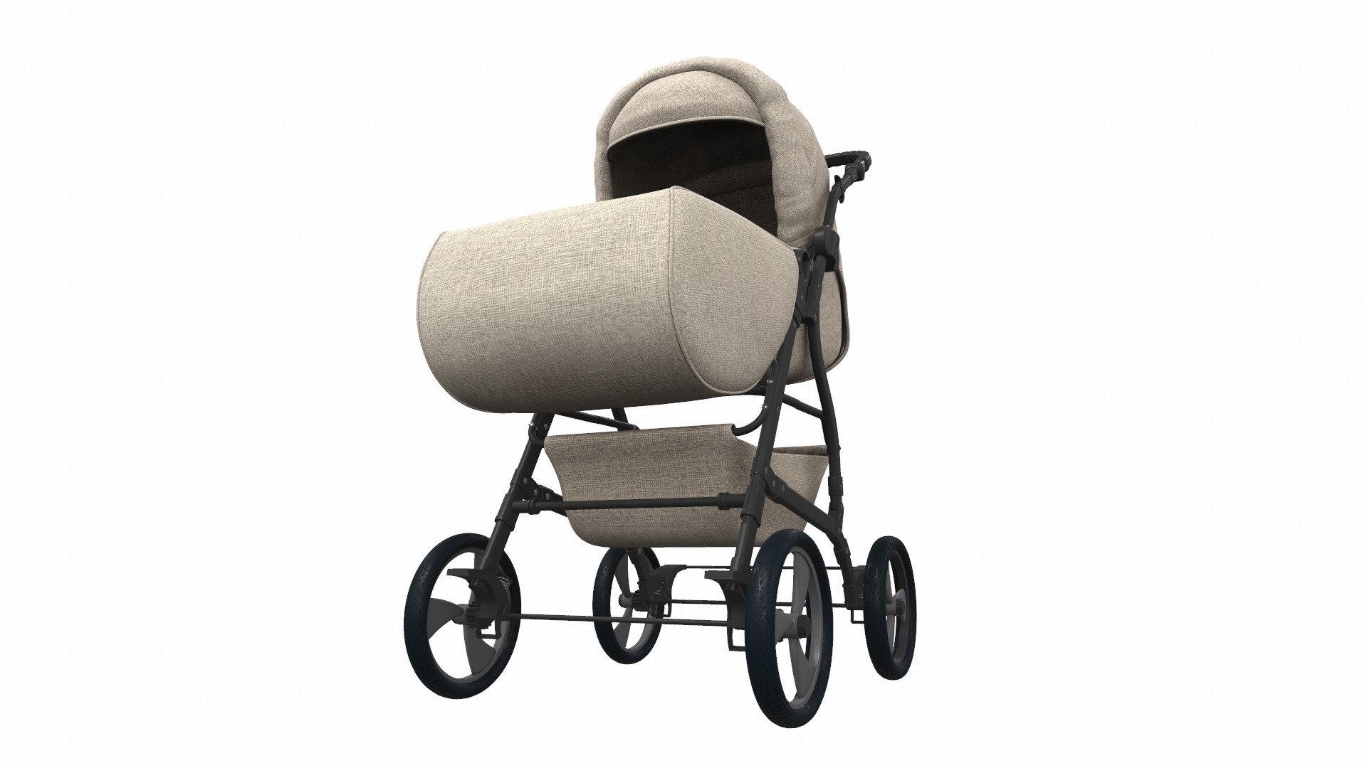Baby stroller 07 3D model_3