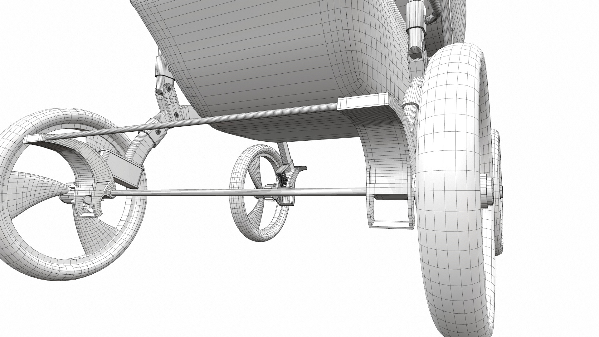 Baby stroller 07 3D model_21