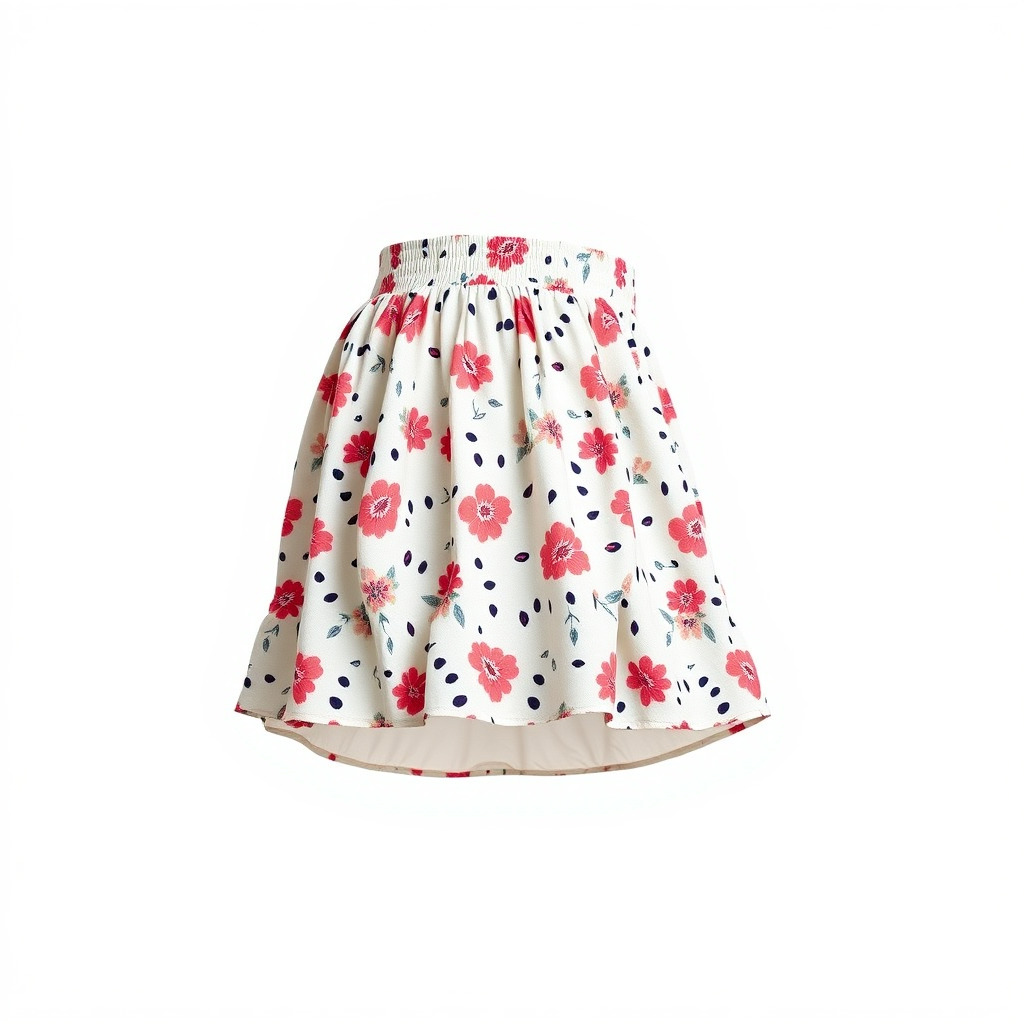 Floral Skirt Model Pack for D Artists and Designers Low-poly 3D model_2