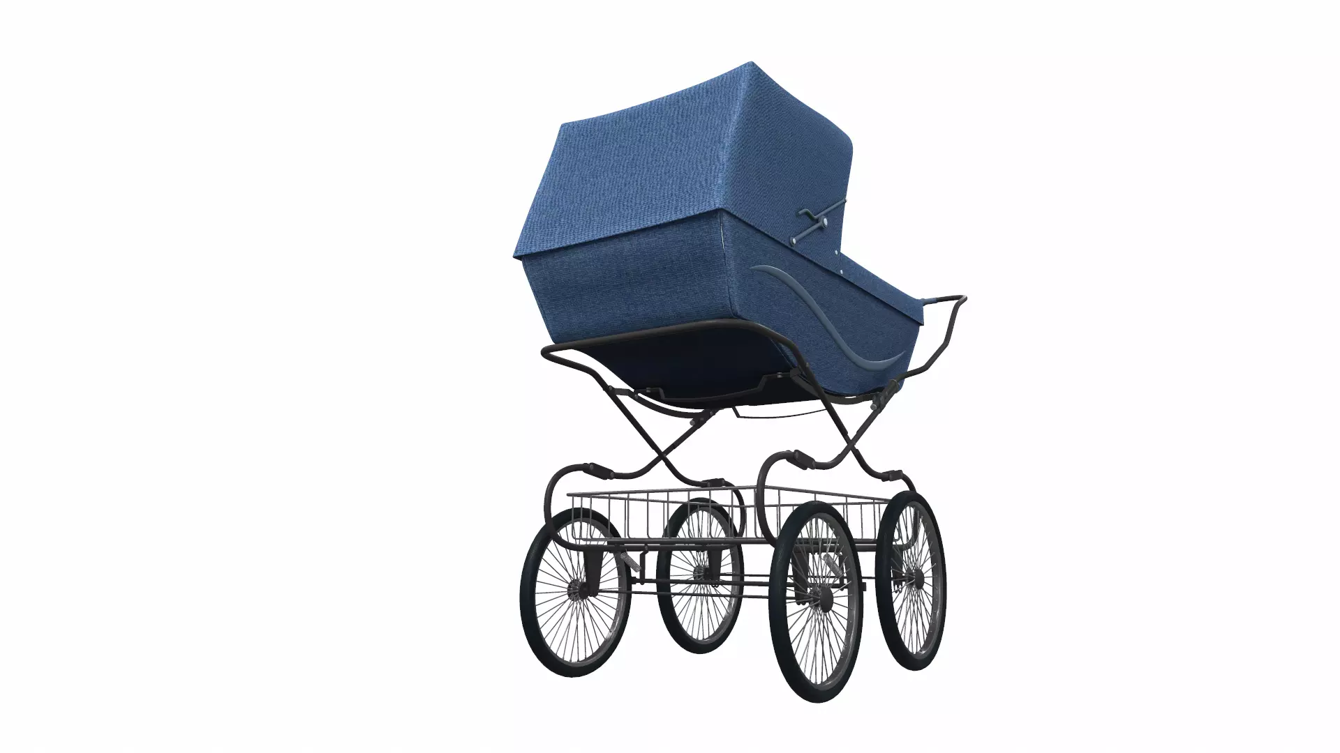 Baby stroller 08 3D model_0