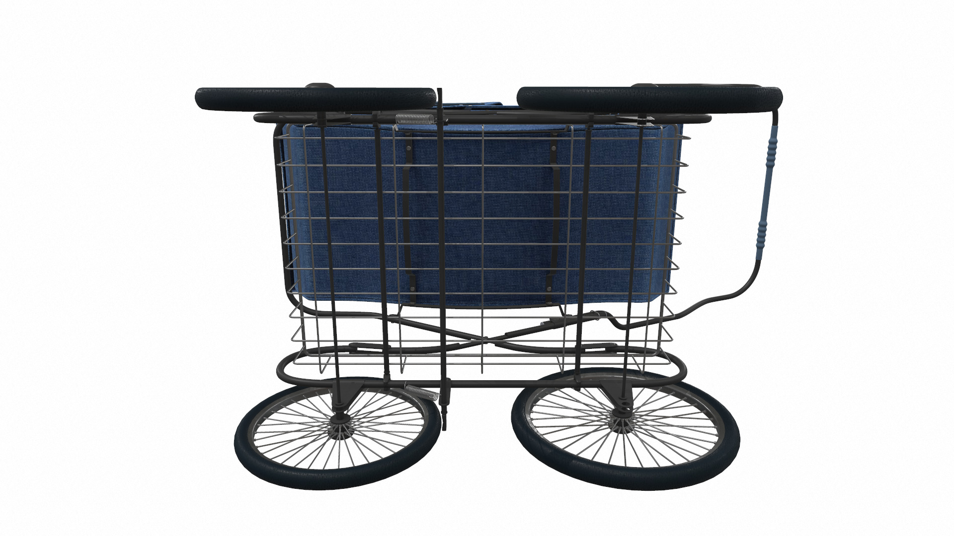 Baby stroller 08 3D model_5