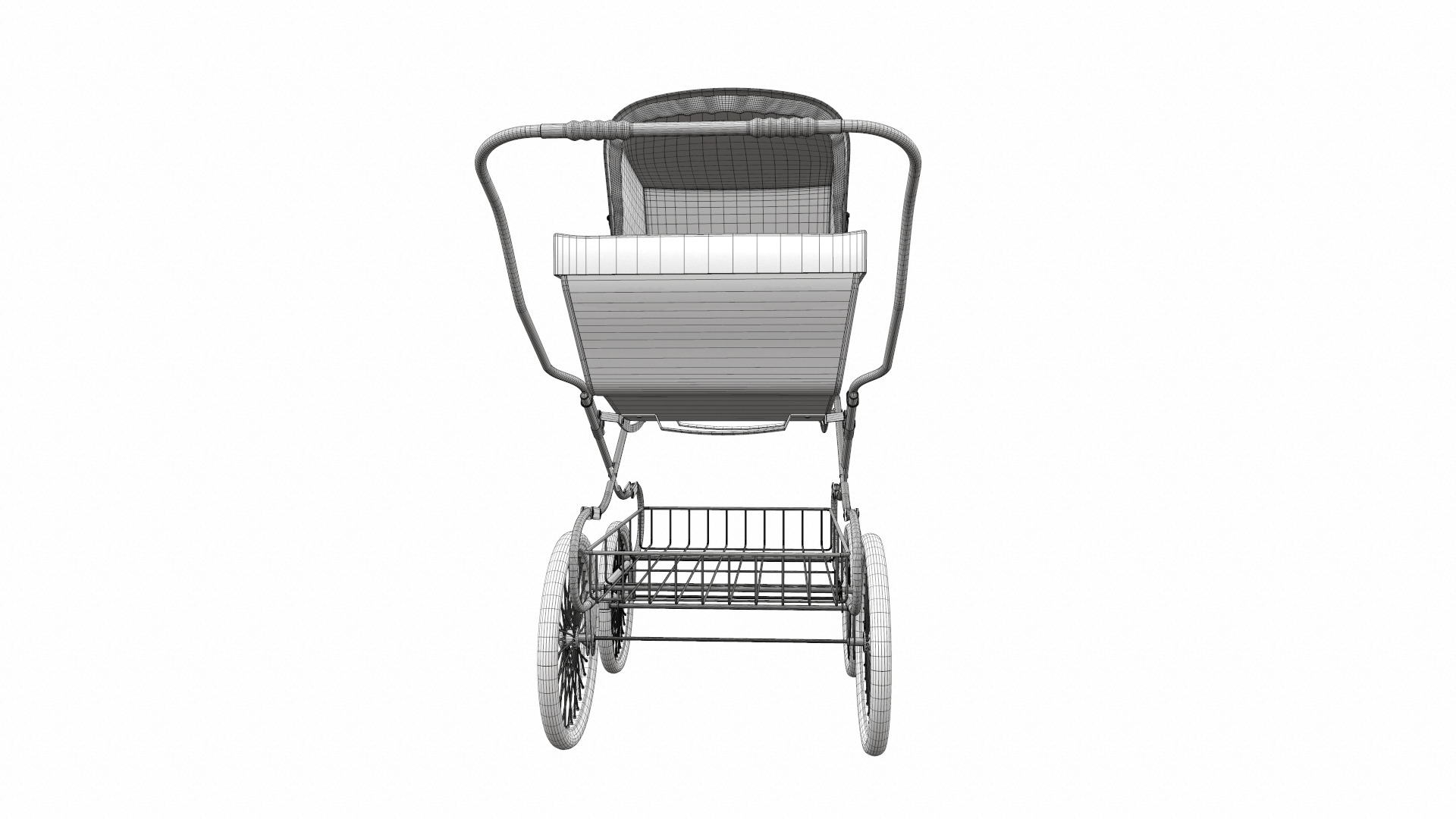 Baby stroller 08 3D model_16