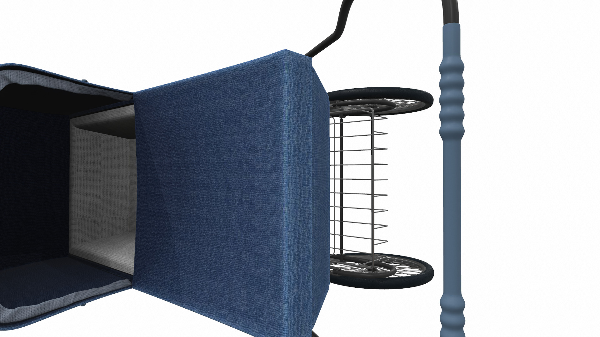 Baby stroller 08 3D model_7