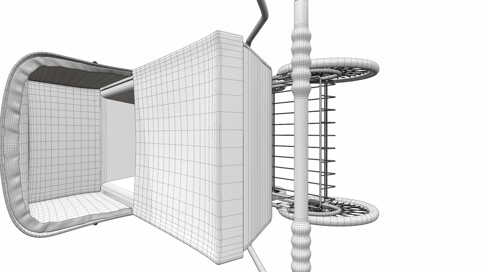 Baby stroller 08 3D model_19