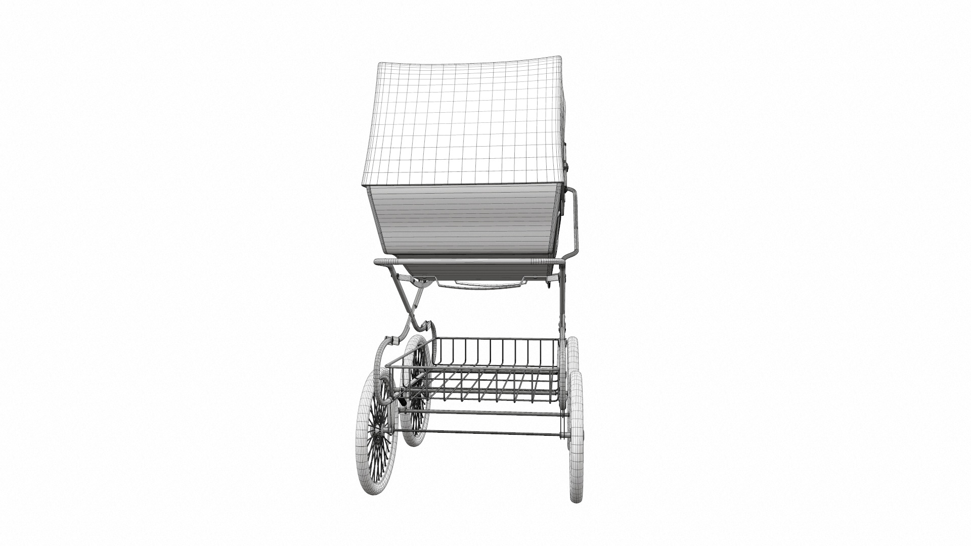 Baby stroller 08 3D model_14