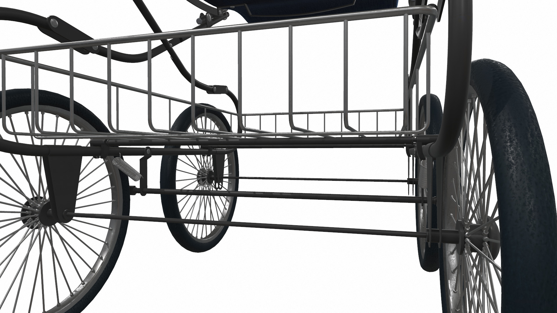 Baby stroller 08 3D model_9