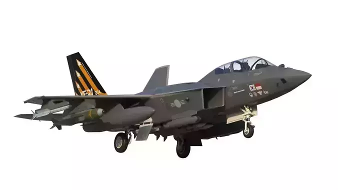 KAI KF-21 Boramae 3D model
