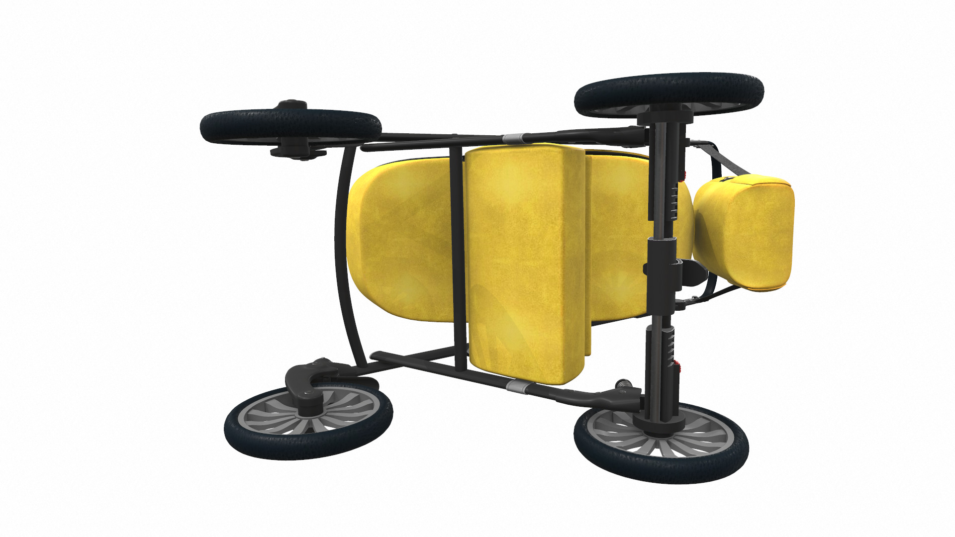 Baby stroller 09 3D model_5