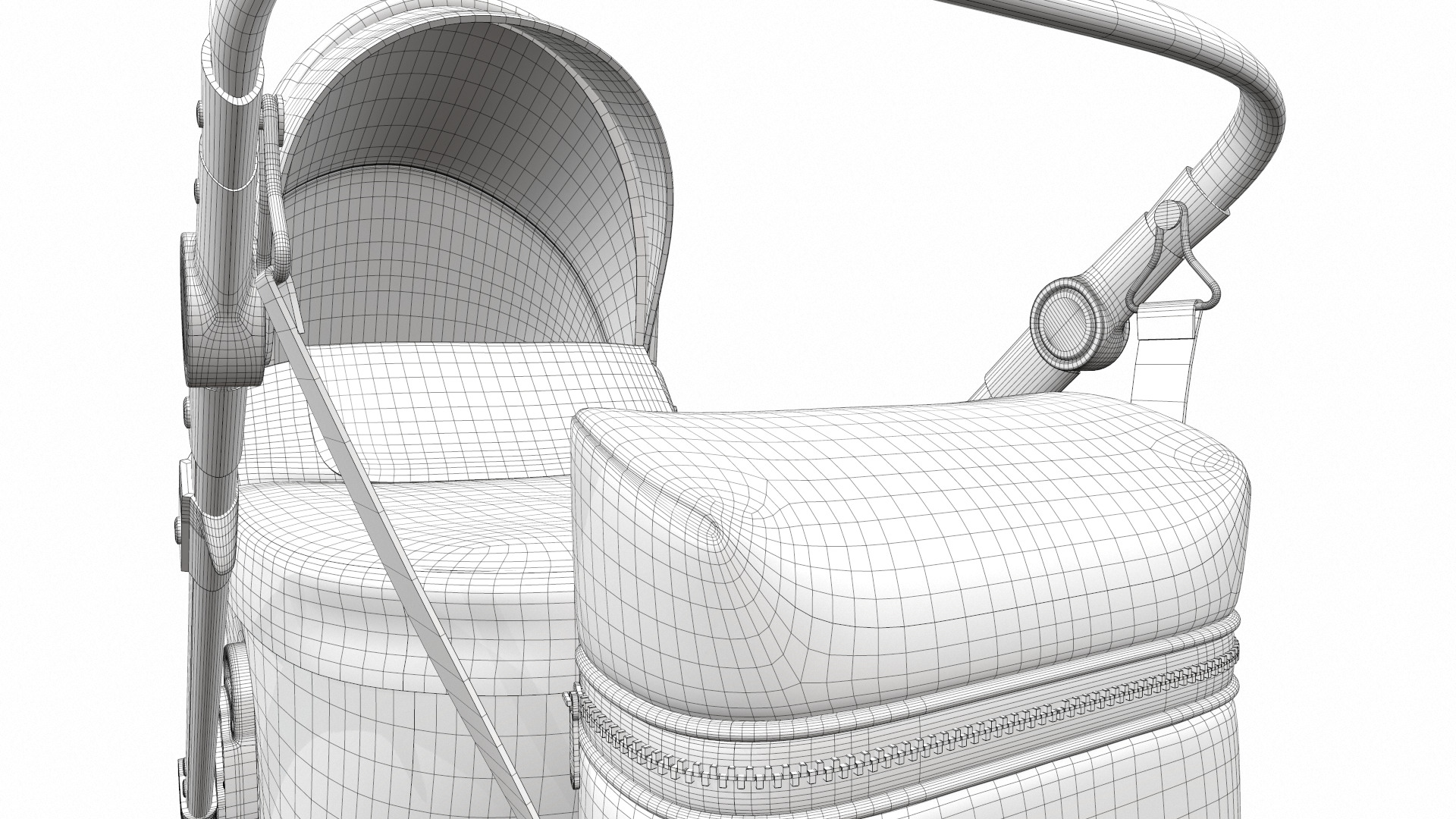 Baby stroller 09 3D model_23