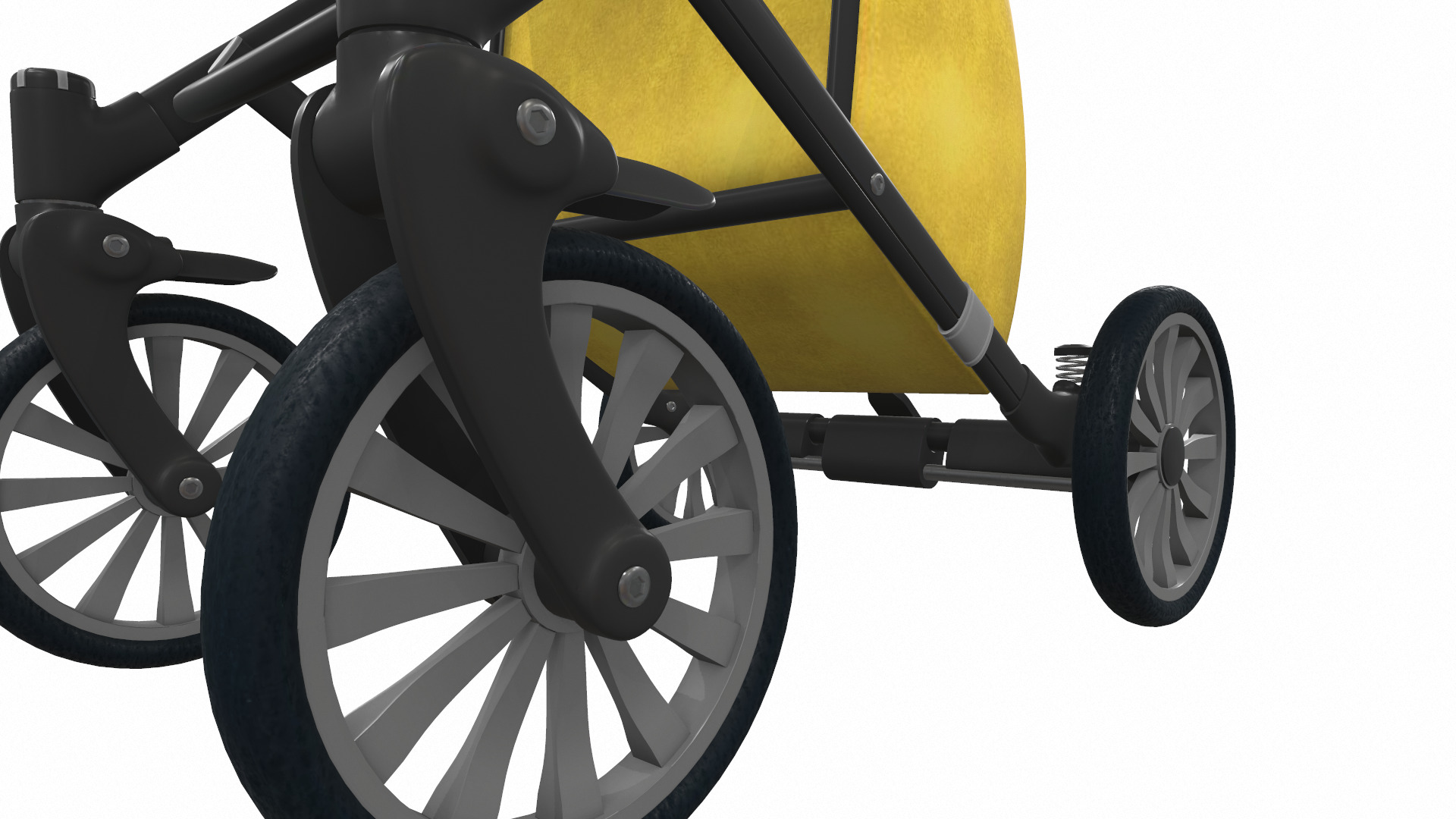 Baby stroller 09 3D model_8