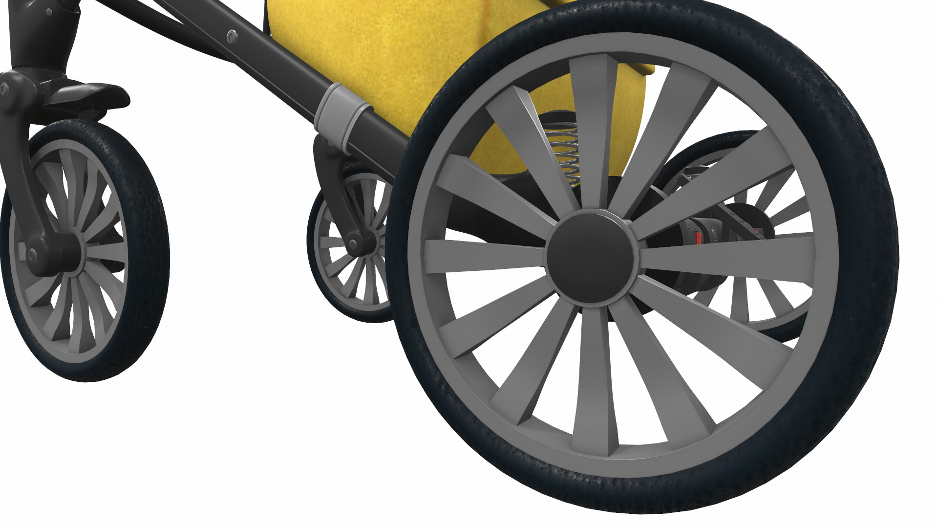 Baby stroller 09 3D model_7