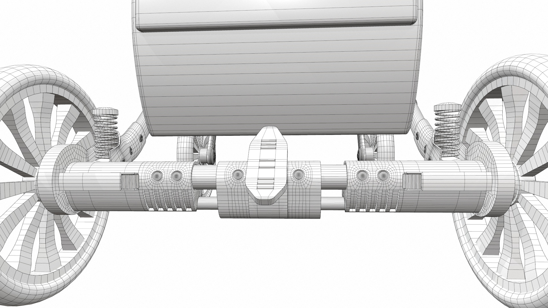 Baby stroller 09 3D model_21